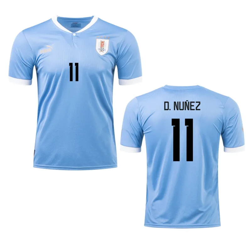 Darwin Núñez Uruguay 11 FIFA World Cup Jersey sold by Jersey House