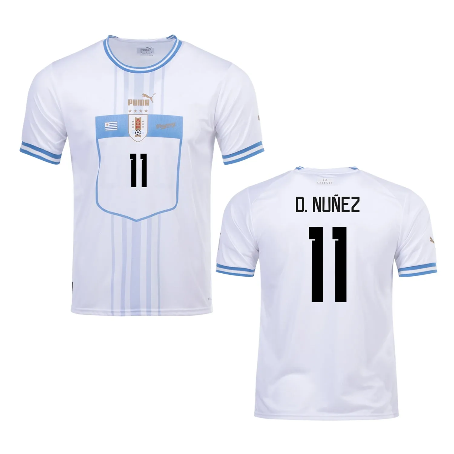 Darwin Núñez Uruguay 11 FIFA World Cup Jersey sold by Jersey House product image thumbnail 2