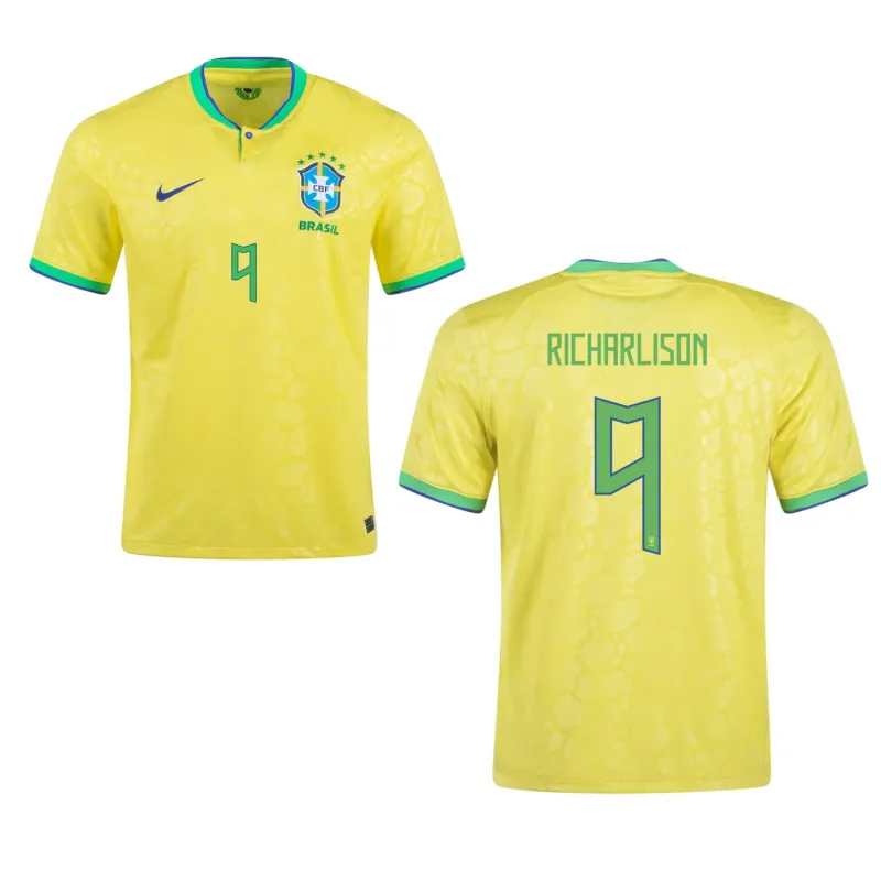 Richarlison Brazil 9 FIFA World Cup sold by Jersey House
