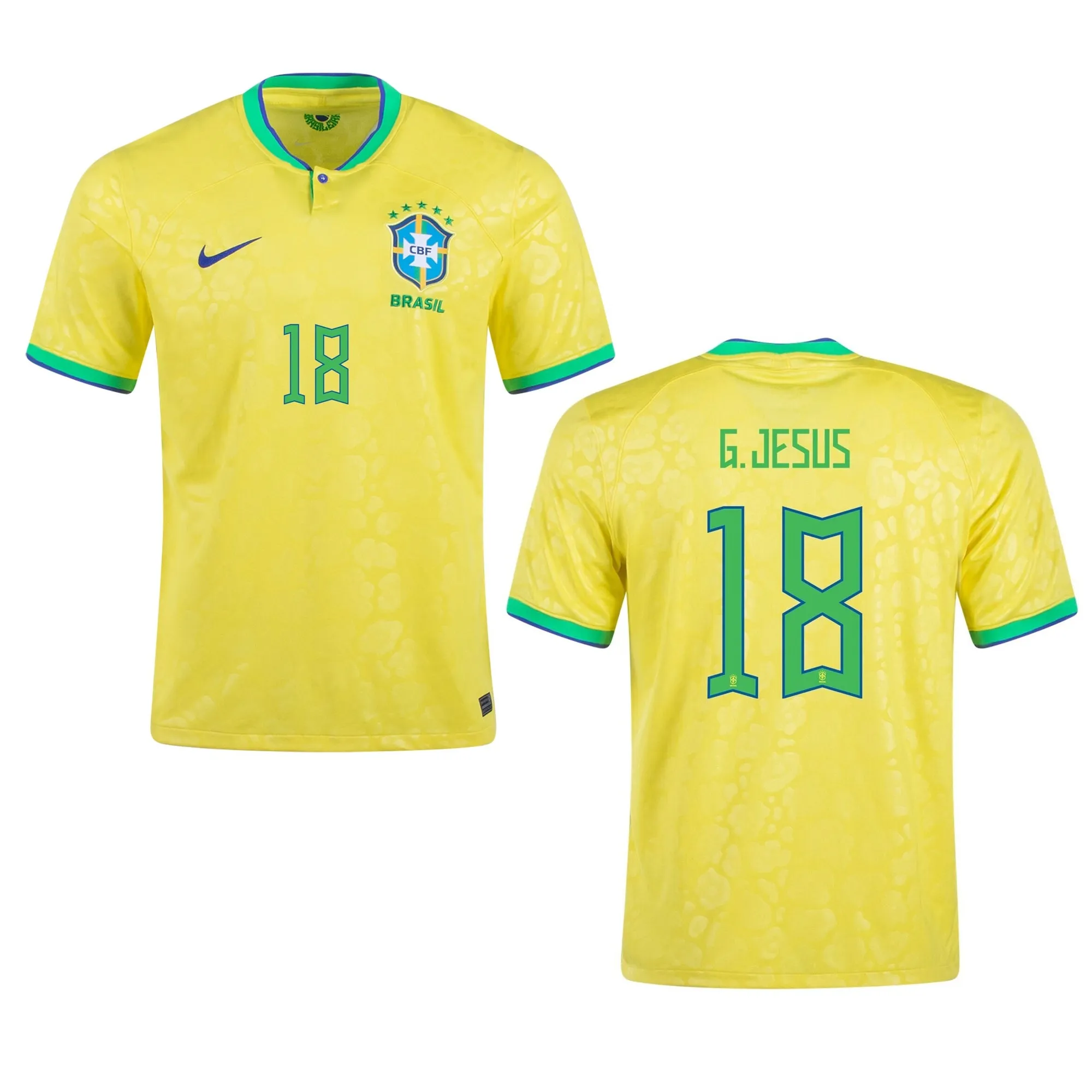 Gabriel Jesus Brazil 18 FIFA World Cup sold by Jersey House