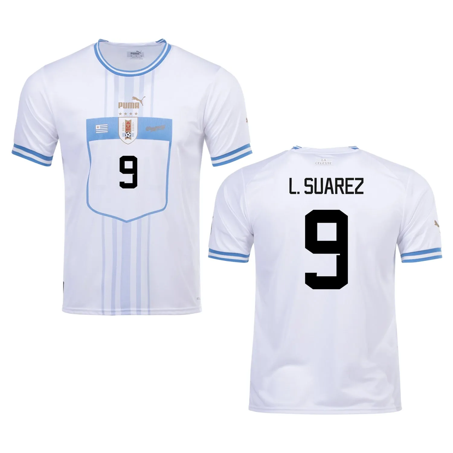 Luis Suárez Uruguay 9 FIFA World Cup Jersey sold by Jersey House product image thumbnail 2