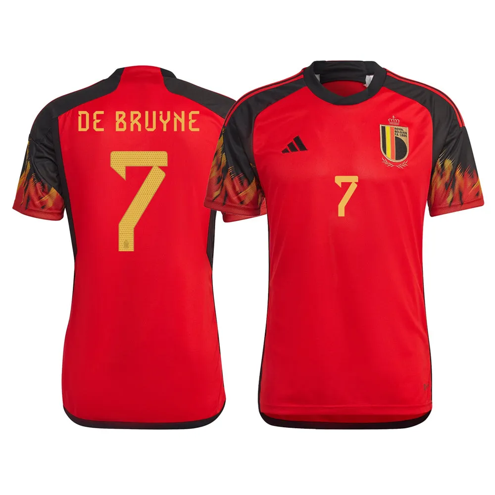 Kevin De Bruyne Belgium 7 FIFA World Cup Jersey sold by Jersey House
