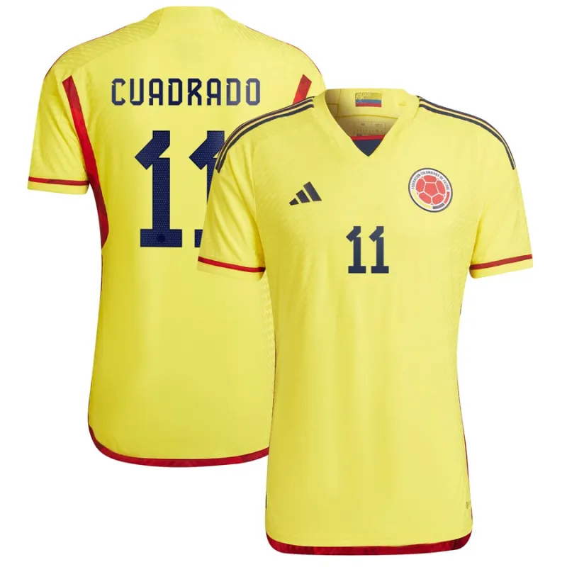 Juan Cuadrado Colombia 11 FIFA World Cup Jersey sold by Jersey House