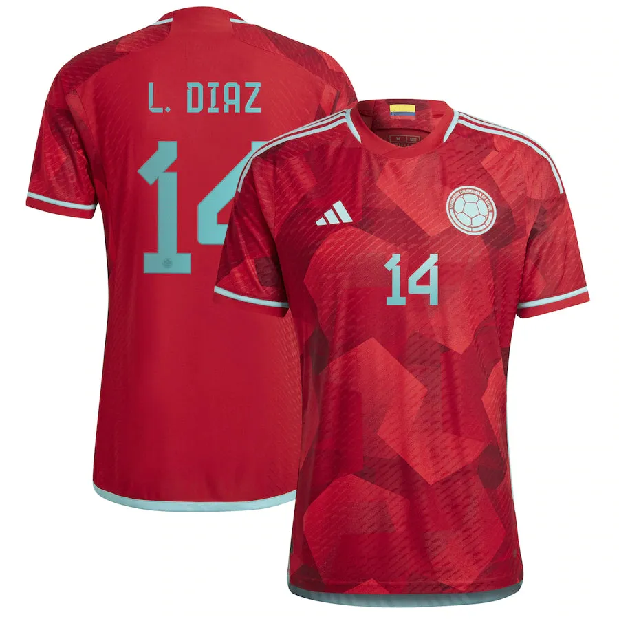 Luis Diaz Colombia 14 FIFA World Cup Jersey sold by Jersey House product image thumbnail 2