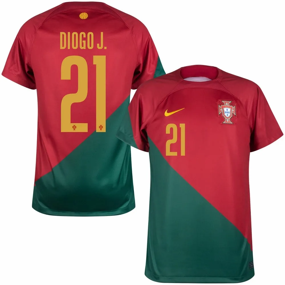 Diogo Jota Portugal 21 FIFA World Cup Jersey sold by Jersey House
