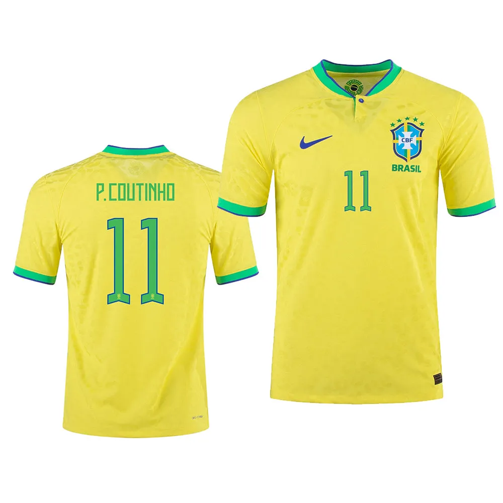 Phillipe Coutinho Brazil 11 FIFA World Cup Jersey sold by Jersey House