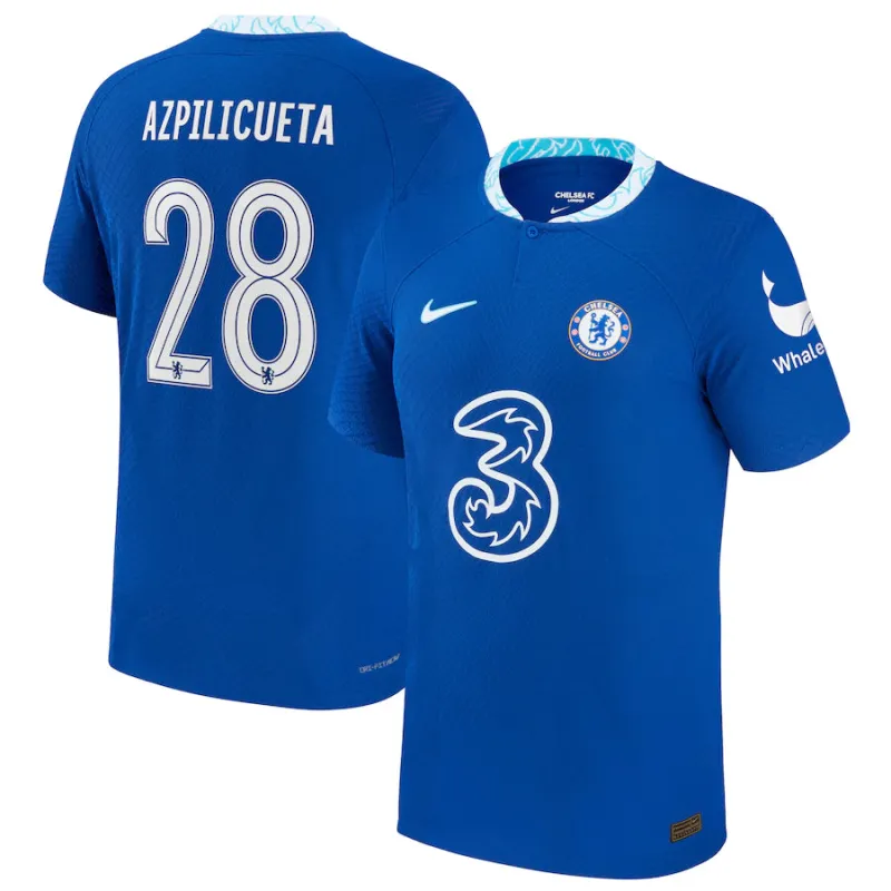 César Azpilicueta Chelsea 28 Jersey made by Jersey House
