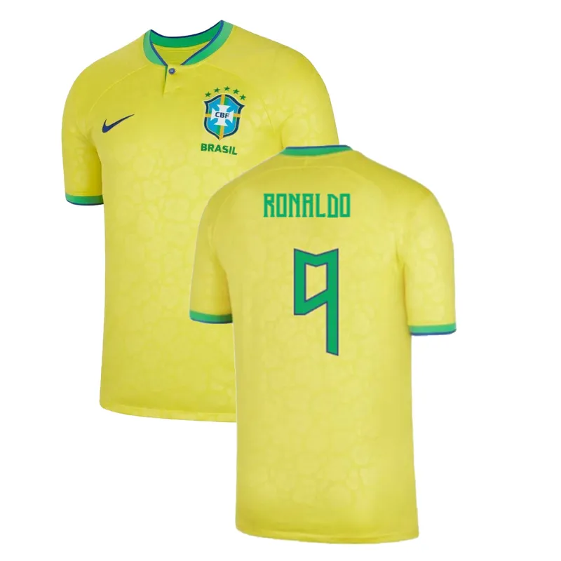 Ronaldo Brazil 9 Jersey sold by Jersey House