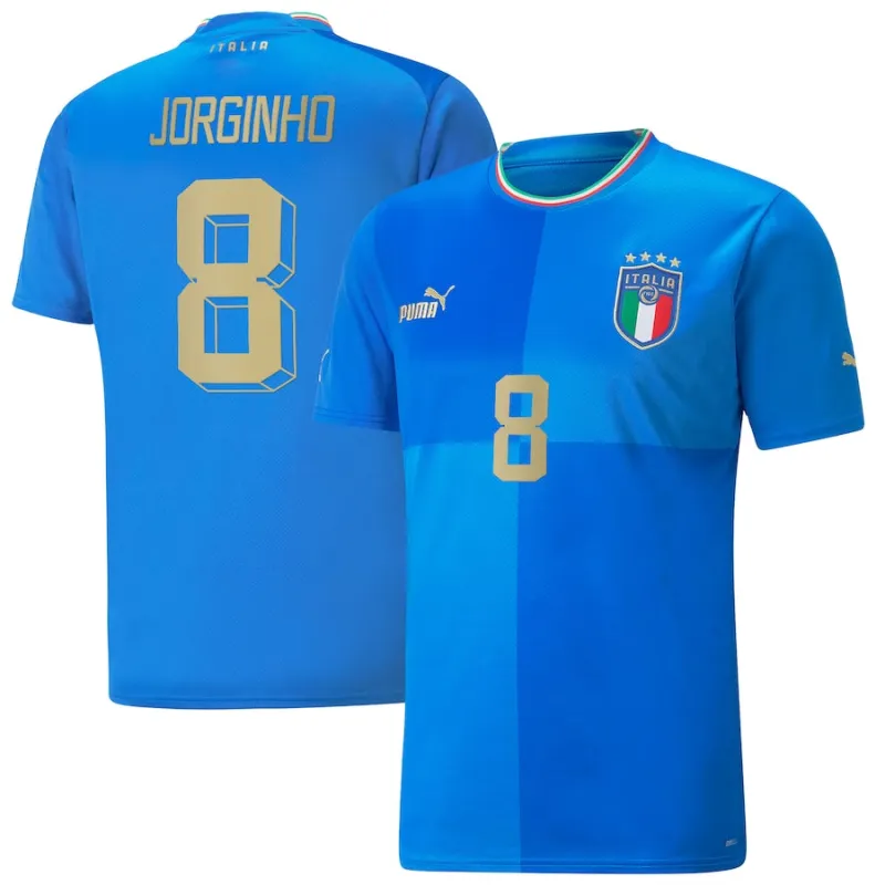 Jorginho Italy Soccer 8 Jersey sold by Jersey House