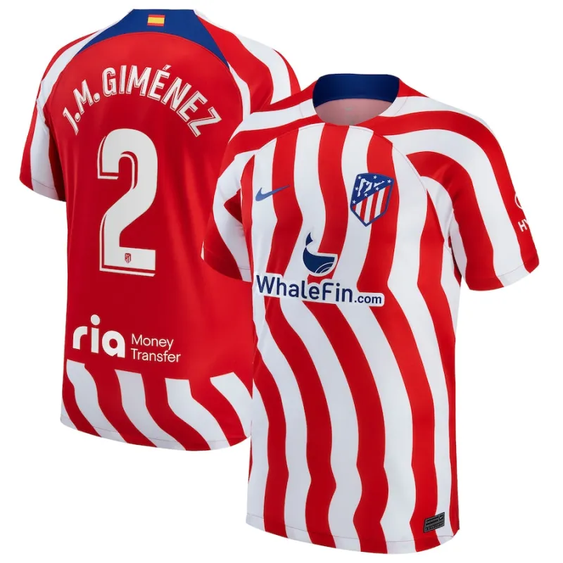 Jose Maria Gimenez Atletico Madrid 2 Jersey sold by Jersey House