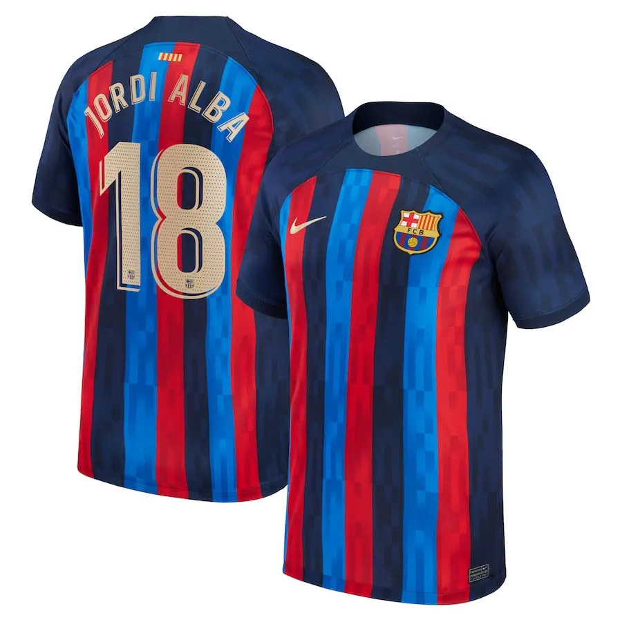 Jordi Alba Barcelona 18 Jersey sold by Jersey House