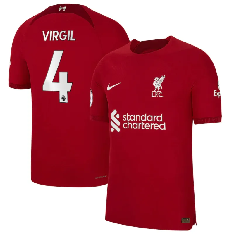 Virgil Van Dijk Liverpool 4 Jersey sold by Jersey House