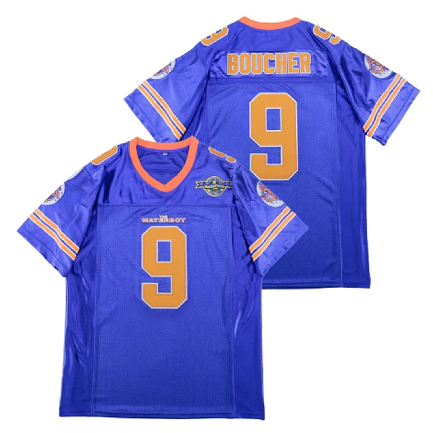 The Waterboy Adam Sandler 'Bobby Boucher' Mud Dogs Football 9 Jersey sold by Jersey House product image thumbnail 2