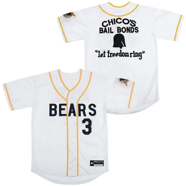 Chico's Bail Bonds Bad News Bears Baseball Jersey sold by Jersey House product image thumbnail 2