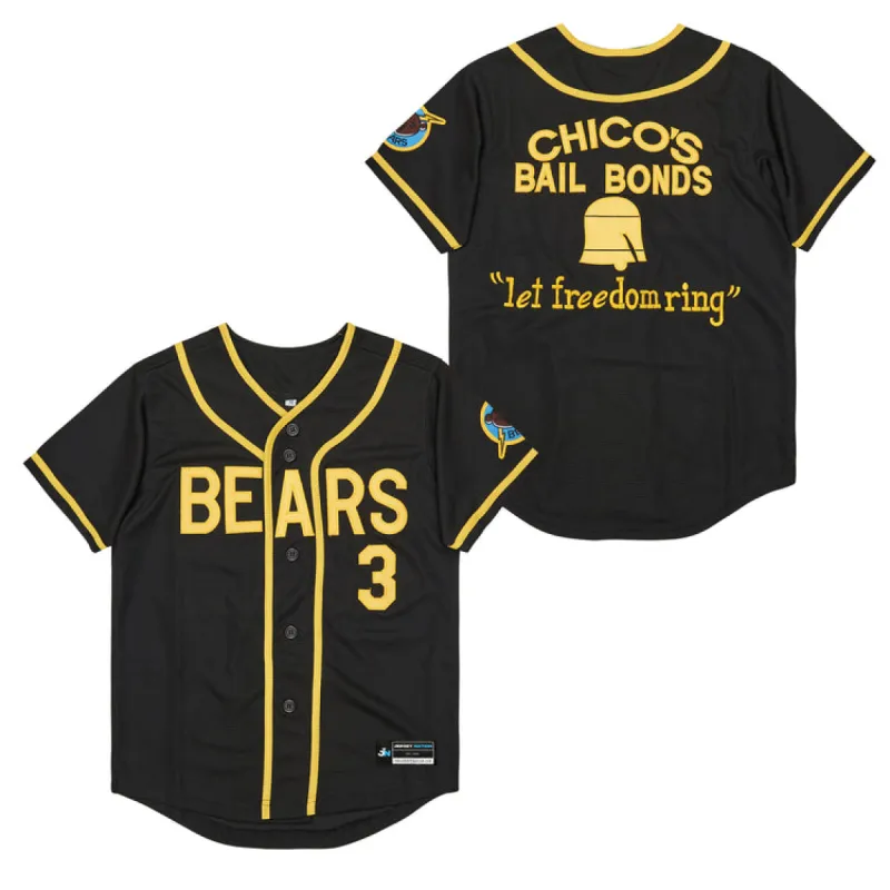 Chico's Bail Bonds Bad News Bears Baseball Jersey sold by Jersey House