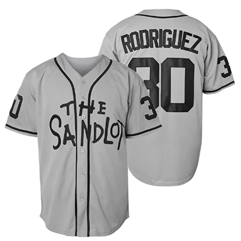 The Sandlot Benny 'The Jet' Rodriguez Baseball 30 Jersey sold by Jersey House