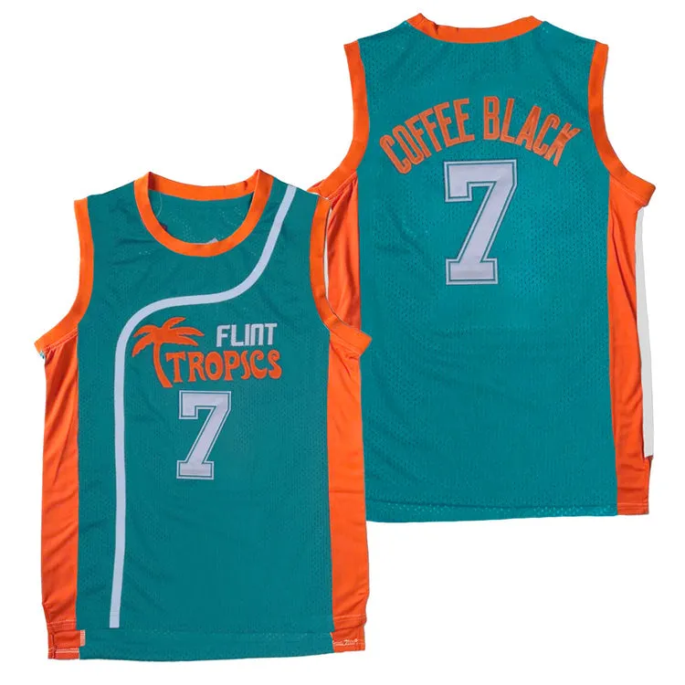Coffee Black Flint Tropics Semi-Pro Movie Jersey sold by Jersey House product image thumbnail 2