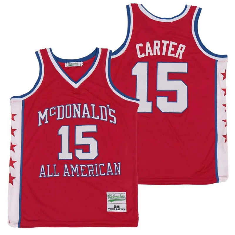 Vince Carter McDonald’s All-American High School 15 Basketball Jersey sold by Jersey House