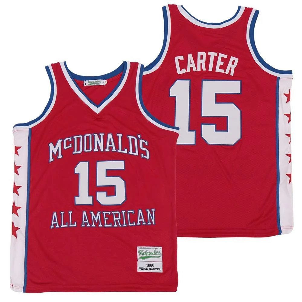 Vince Carter McDonald’s All-American High School 15 Basketball Jersey sold by Jersey House