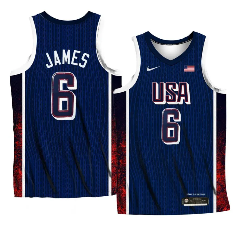ウェア Olympic2024 Anthony Edwards GameJerseyXL Anthony Edwards #5 2024 Olympics Team USA Basketball