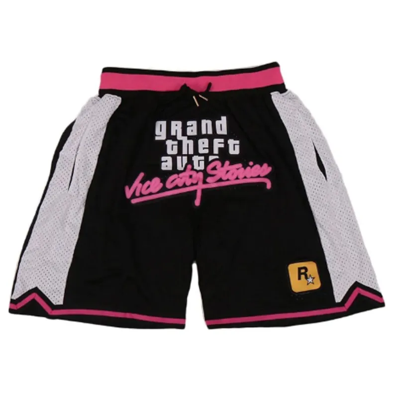 Grand Theft Auto Vice City Basketball Shorts sold by Jersey House