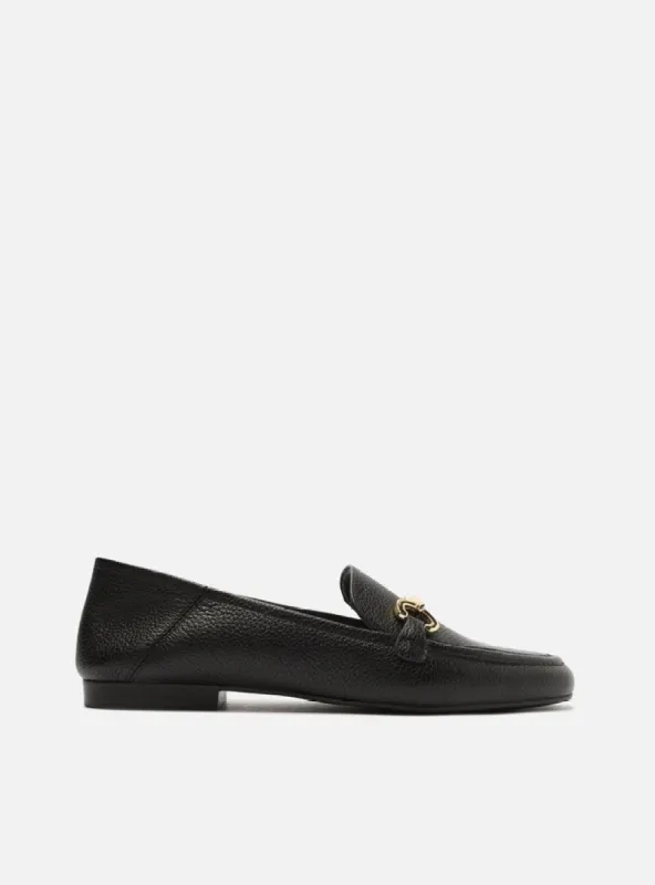 Emma Leather Loafer made by Arezzo
