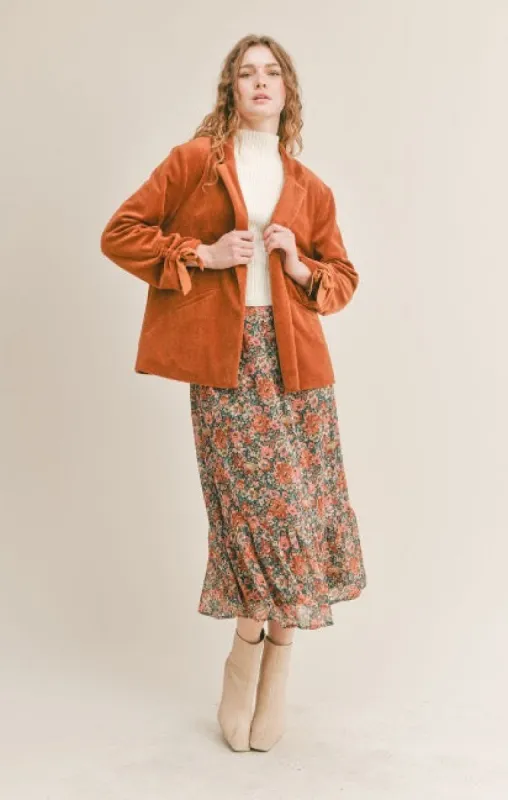 Blazer Morrison Caramel made by Sadie & Sage