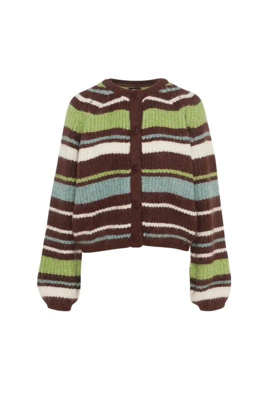 Cardigan Multicolore Brun sold by Boutique Elena