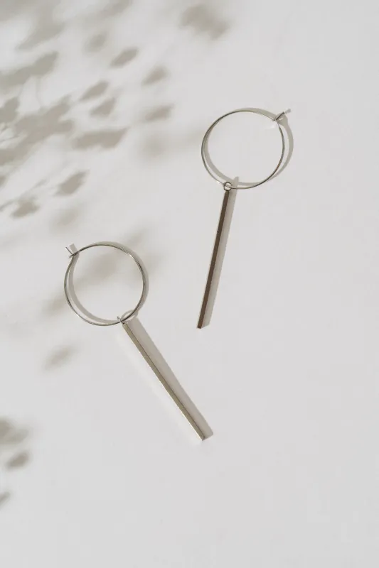 Boucles D'oreilles Florence Argent made by Boutique Elena