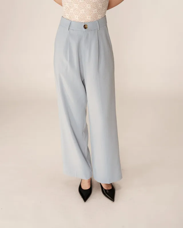 Pantalon Bleu Poudre Pierre sold by Boutique Elena