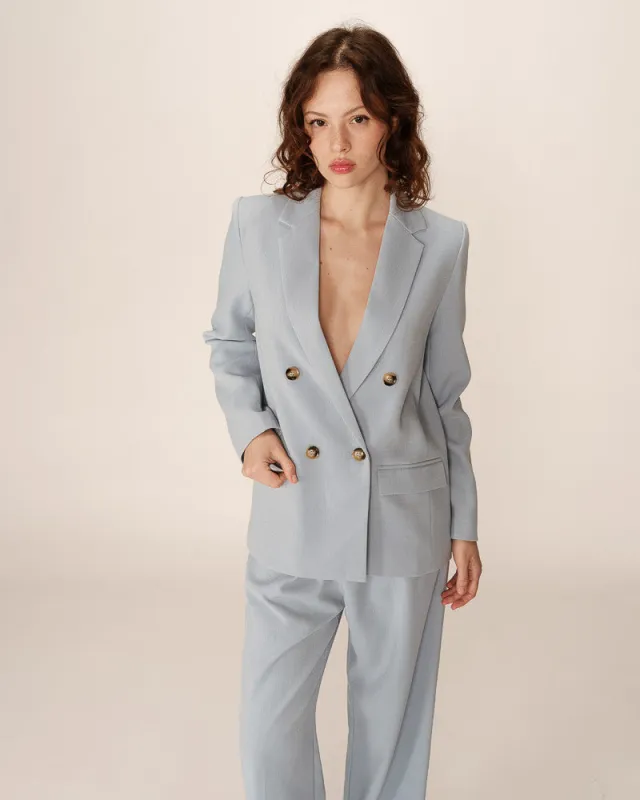 Veston Bleu Poudre Parfaite sold by Boutique Elena