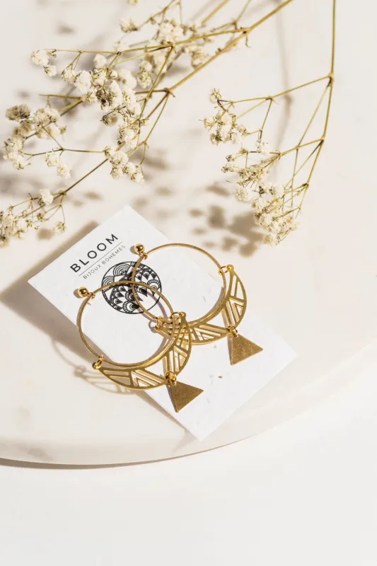 Boucles D'oreilles Khéops Or sold by Boutique Elena