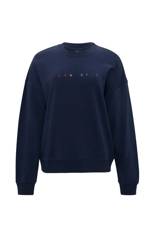 Crewneck J'men Clit Brodé Navy sold by Boutique Elena
