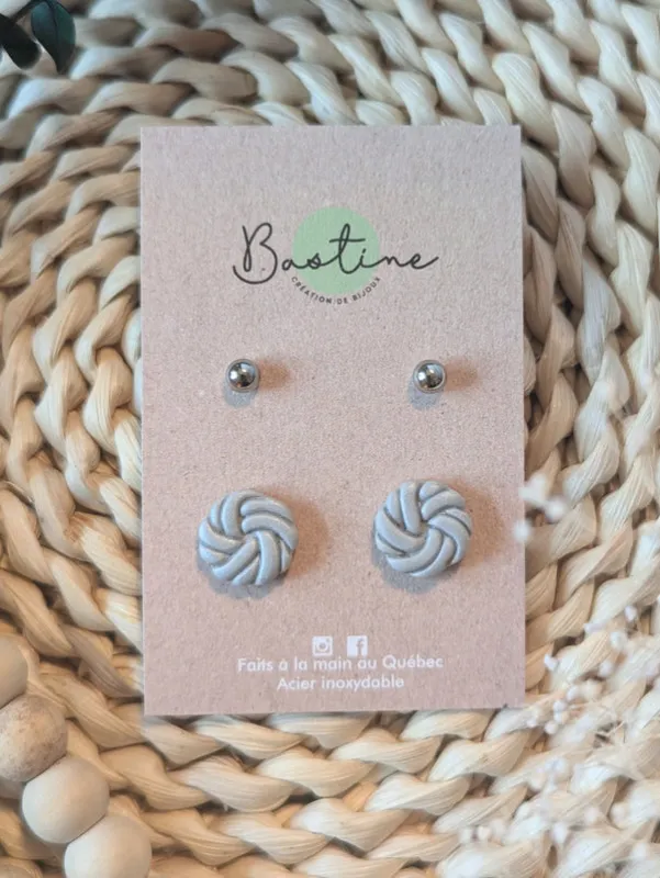 Duo Minimaliste Argent sold by Boutique Elena