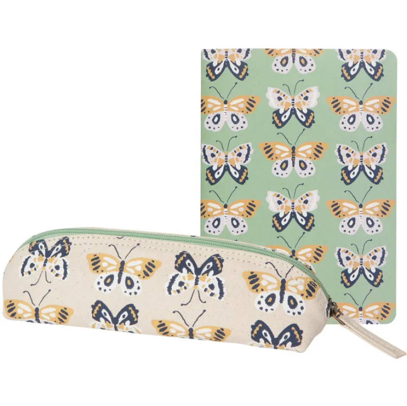 Ensemble Carnet Et Étui À Crayons Flutter By sold by Boutique Elena