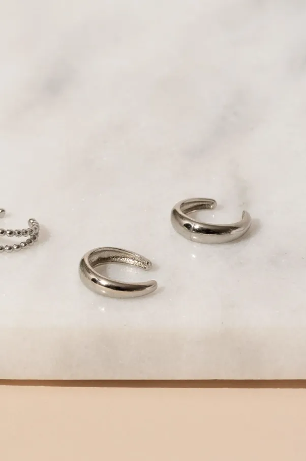 Ear Cuffs Kai Argent sold by Boutique Elena