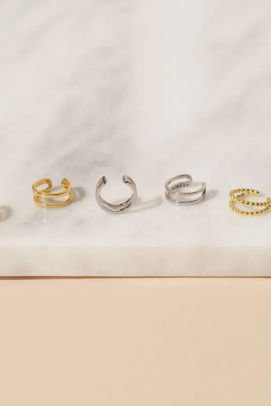 Ear Cuffs Albie Argent sold by Boutique Elena