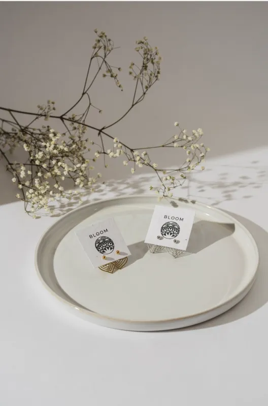 Boucles D'oreilles Hoja Argent sold by Boutique Elena