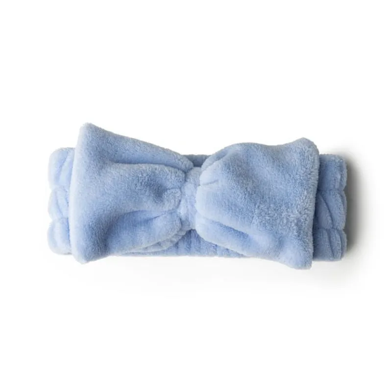 Bandeau Spa Peluche Bleu sold by Boutique Elena