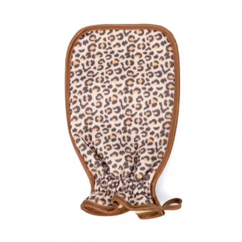 Mitaine Exfoliante Léopard sold by Boutique Elena