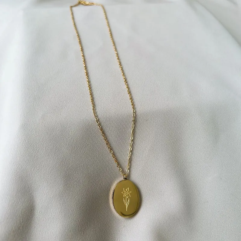 Collier Fleurs De Naissance Or - Mars sold by Boutique Elena