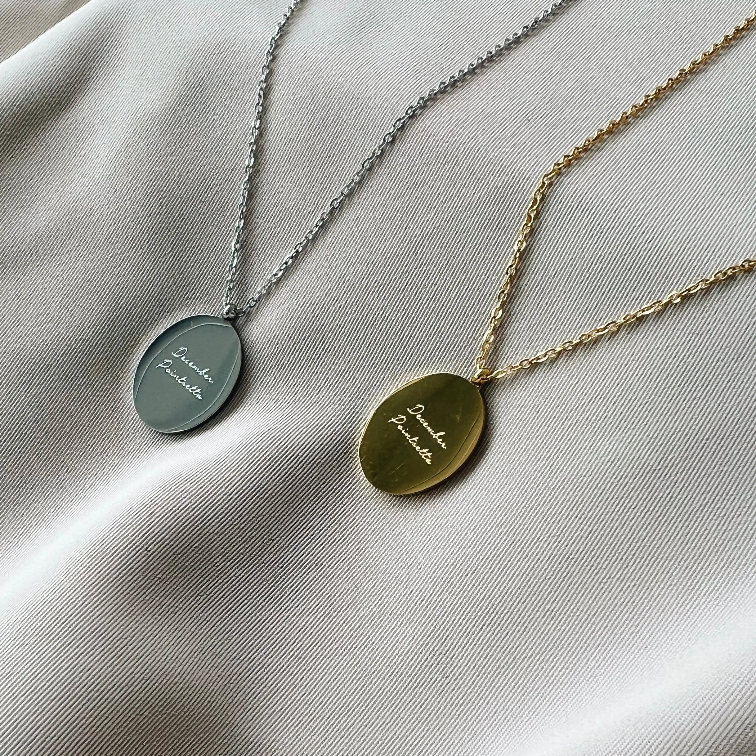 Collier Fleurs De Naissance Argent - Décembre sold by Boutique Elena product image thumbnail 2