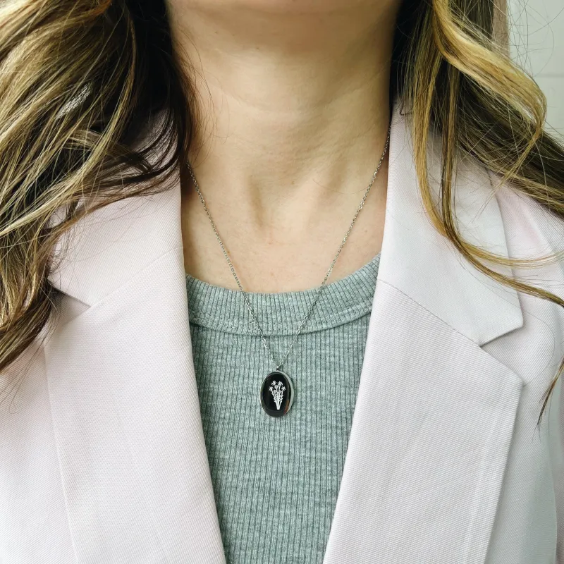 Collier Fleurs De Naissance Argent - Septembre sold by Boutique Elena