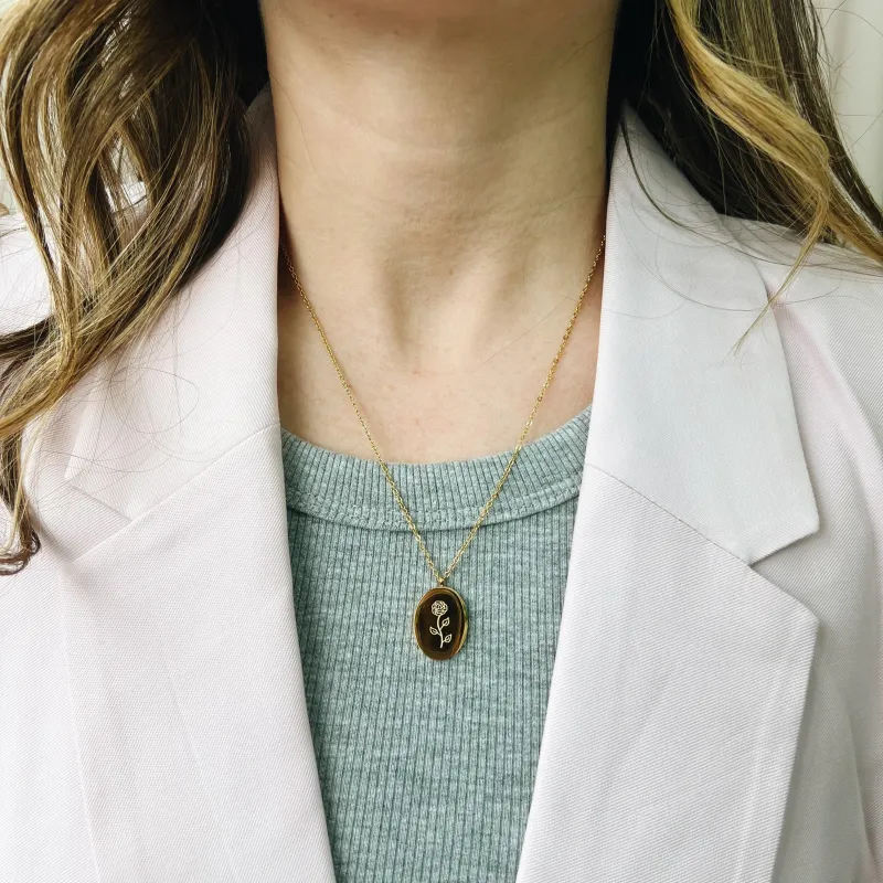 Collier Fleurs De Naissance Or - Juin sold by Boutique Elena