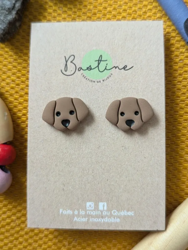 Studs Chiens made by Boutique Elena