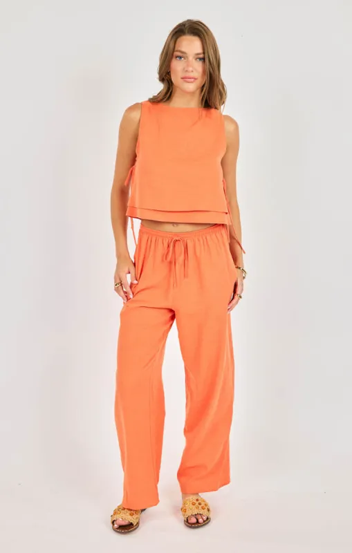 Pantalon Good Day Orange made by Sadie & Sage