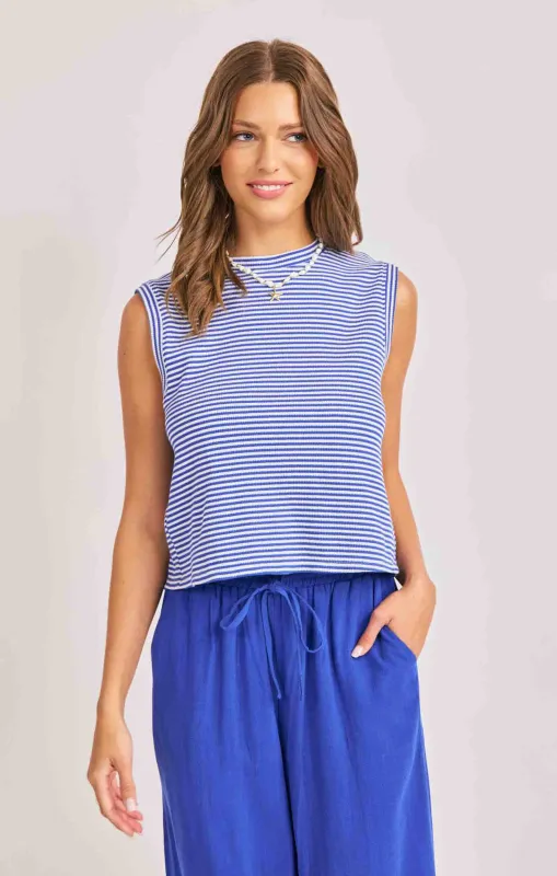Camisole Palma Blue White made by Sadie & Sage