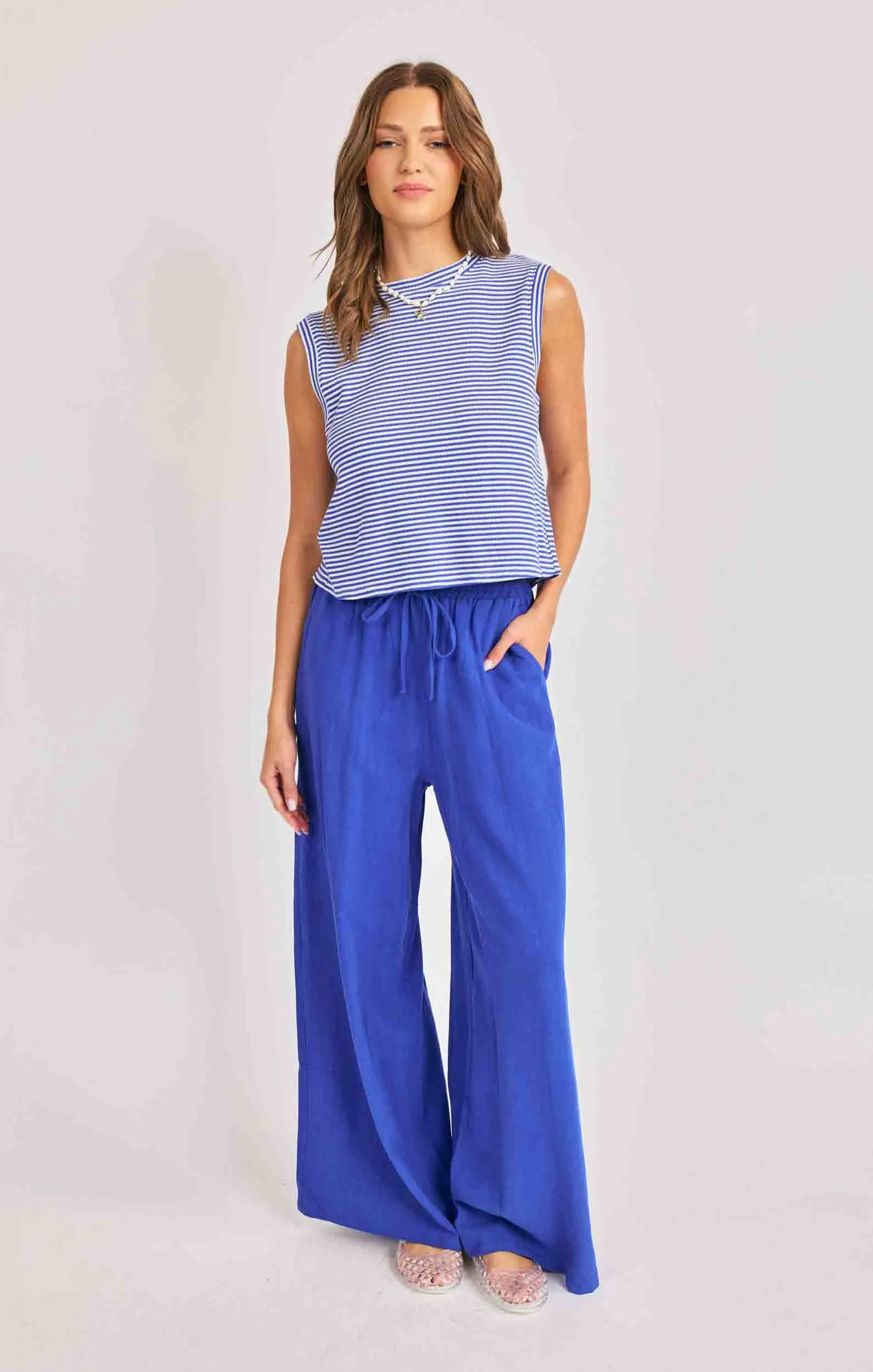 Camisole Palma Blue White sold by Boutique Elena product image thumbnail 2