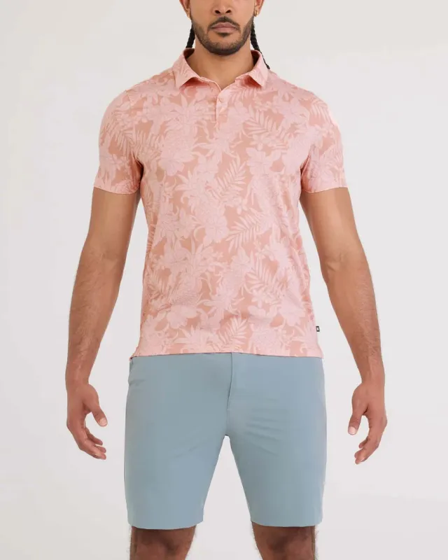 Polo Droptemp Dry Pineapple Coral made by SAXX