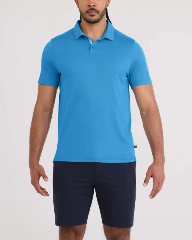 Polo Droptemp Dry Parisian Blue made by SAXX